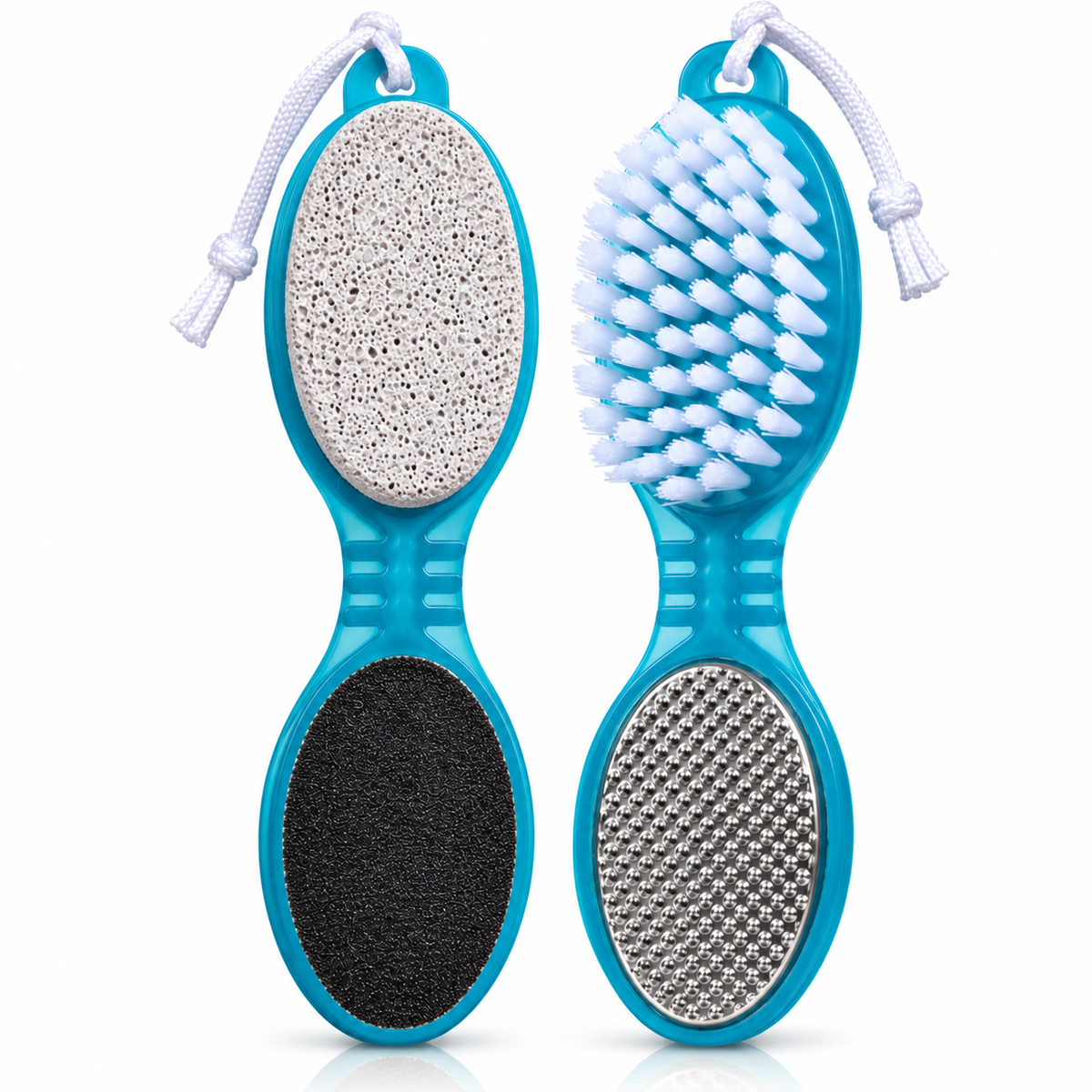 4-in-1 Pedicure Foot Scrubber & Cleaning Brush